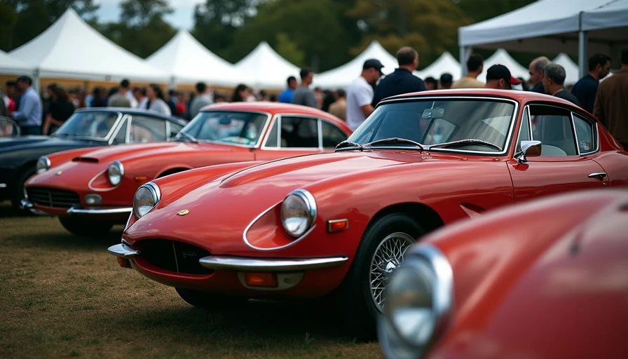 Visual context for old sports cars