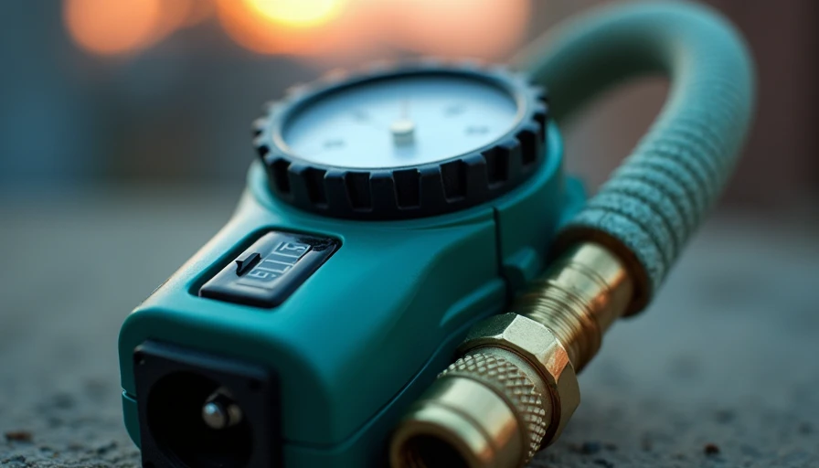 Visual context for portable tire inflator